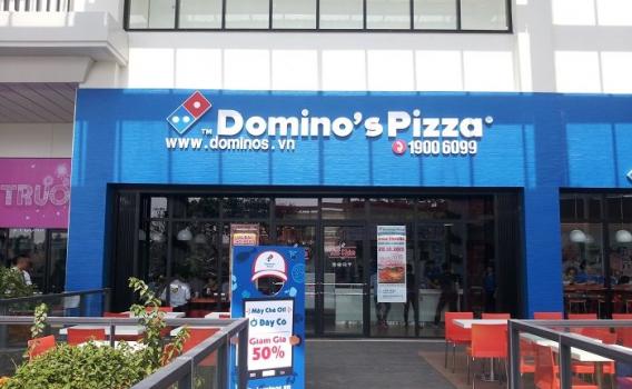 Công trình biển ốp 3D nhà hàng Domino's Pizza