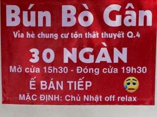 Khéo làm biển quảng cáo vừa độc lạ vừa hút khách