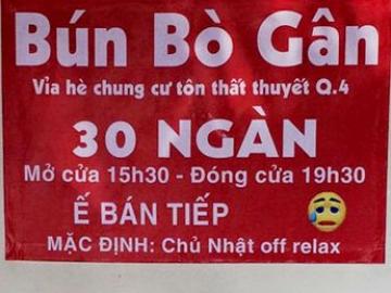 Khéo làm biển quảng cáo vừa độc lạ vừa hút khách