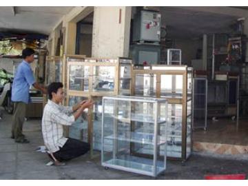 Khung nhôm, cửa kính, vách ngăn nhôm kính giá rẻ tại Hà Nội