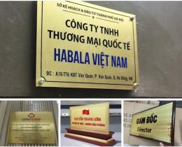 Tư vấn, thiết kế và sản xuất biển đồng ăn mòn giá rẻ tại Hà Nội