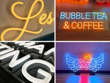 Các loại biển neon trang trí, lựa chọn loại nào phù hợp?