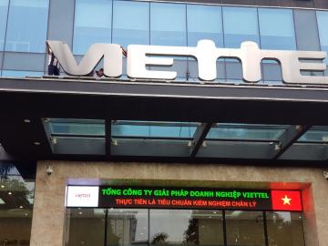 Sản xuất và thi công biển chữ nổi tòa nhà, chung cư, cao ốc