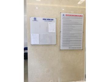Thiết kế và thi công biển nội quy công ty, cơ quan