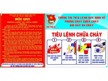 Thiết kế và thi công biển nội quy Phòng cháy chữa cháy (PCCC)
