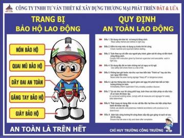 Các biển nội quy an toàn bắt buộc phải có ở công trình xây dựng
