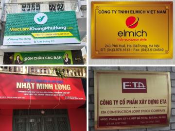 Gợi ý quan trọng giúp bạn tránh sai lầm khi làm biển hiệu công ty