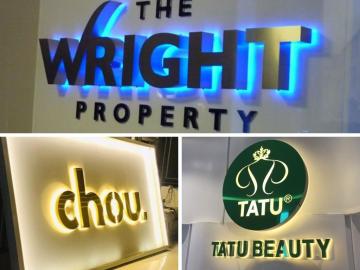 Ưu điểm và phân loại biển chữ nổi đèn LED hắt chân