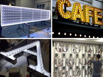 Cách chọn nguồn LED phù hợp cho các biển quảng cáo có dùng đèn