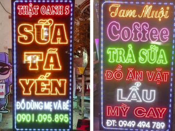 Hướng dẫn các bước làm biển đèn LED vẫy nhấp nháy