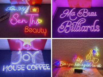 Ứng dụng đa dạng của biển LED neon và những lưu ý khi lắp đặt