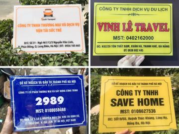 4 loại vật liệu làm biển hiệu công ty phổ biến nhất