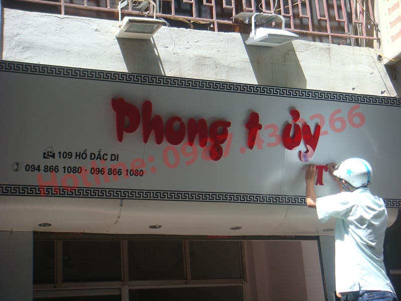 Quảng cáo Lạc Việt – Làm biển mặt tiền cửa hàng Phong Thủy Teen