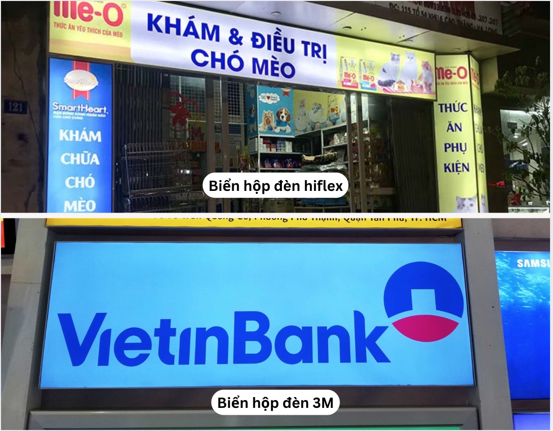 Biển hộp đèn 3M