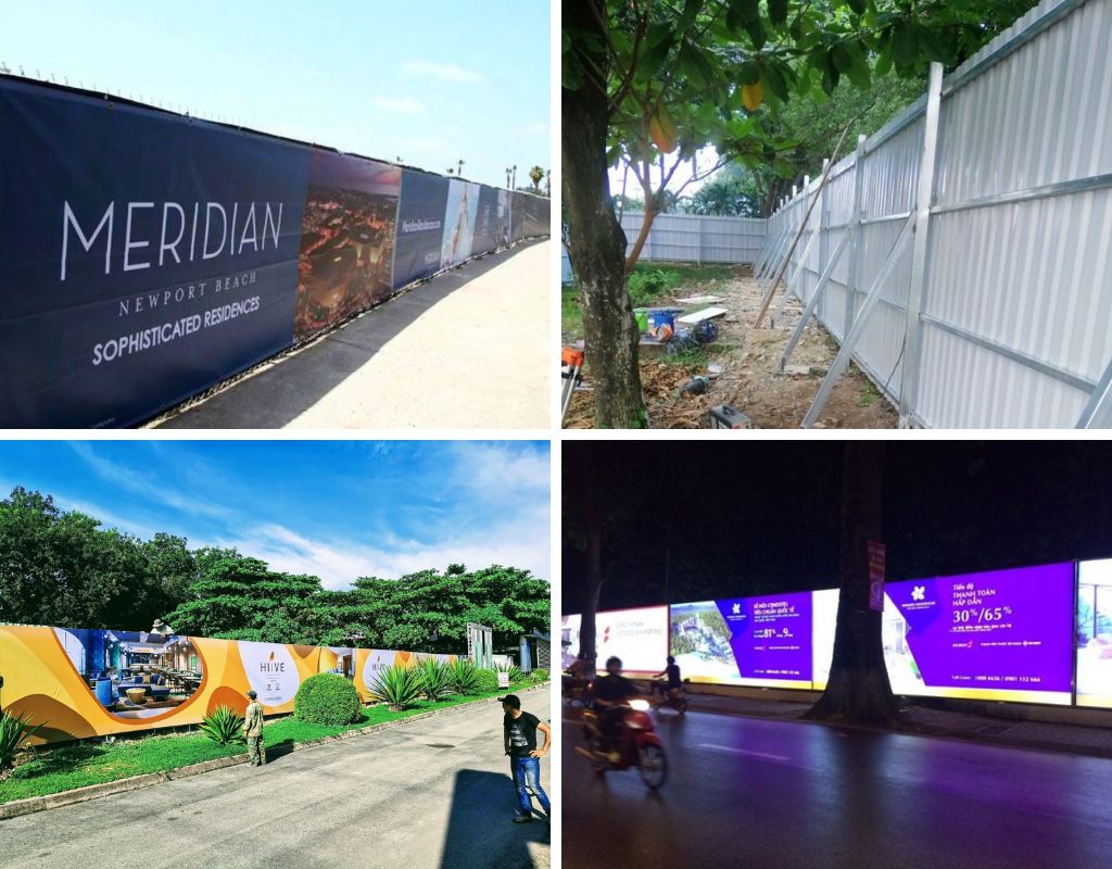 Các phương pháp thi công hoarding quanh công trình