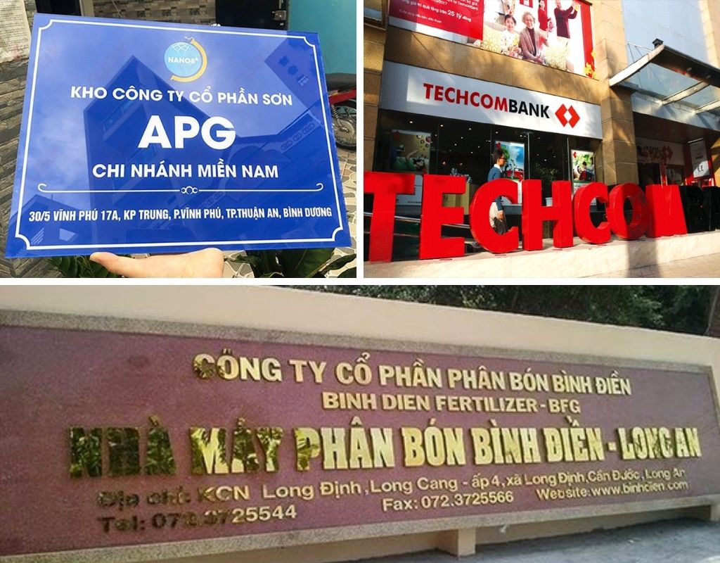 3 loại biển hiệu công ty