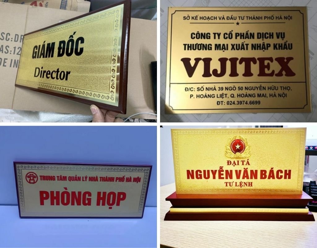 Biển đồng ăn mòn dạng phẳng