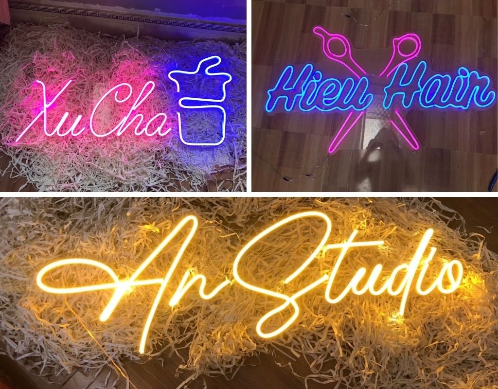 Biển LED neon sign với hiệu ứng ánh sáng độc đáo khác các biển LED khác