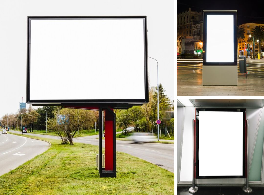 Màn LED ngoài trời có chân đế