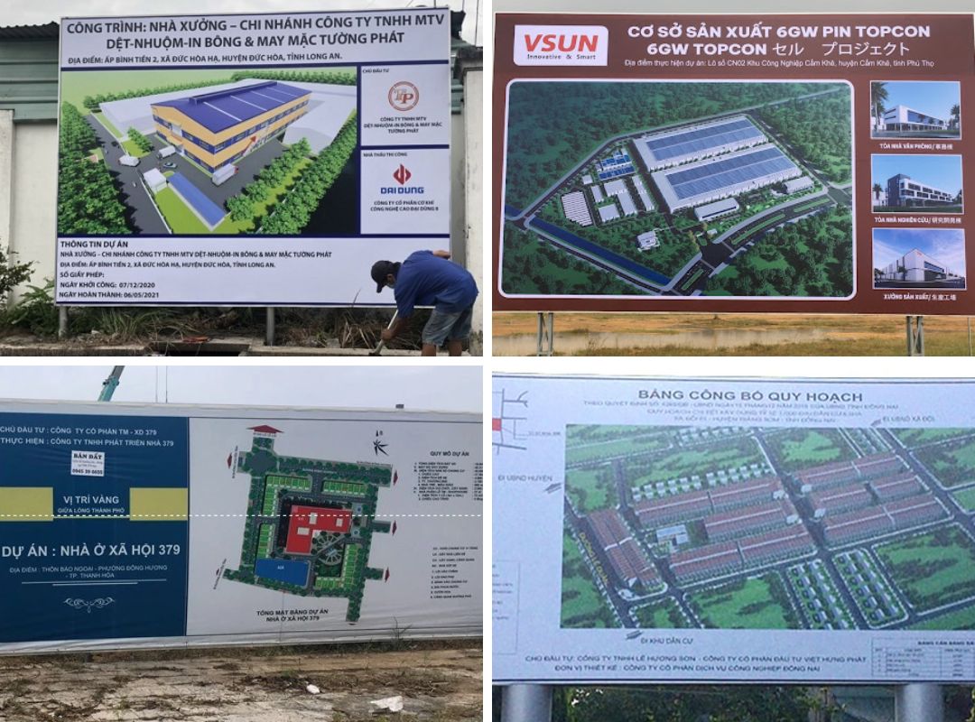 Biển Pano giới thiệu dự án